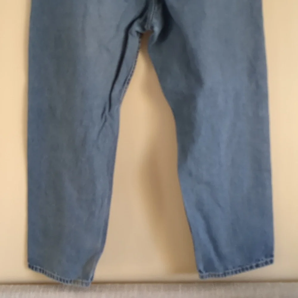 40x30 Wrangler Relaxed Fit Denim Blue Jeans Work Casual Quality 100% Cotton
